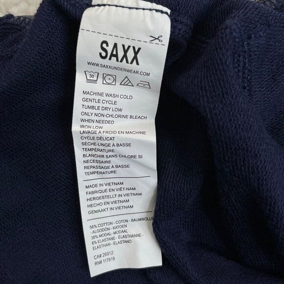 SAXX 3SIX FIVE Lounge Jogger Pants Navy Blue - Picture 4 of 7